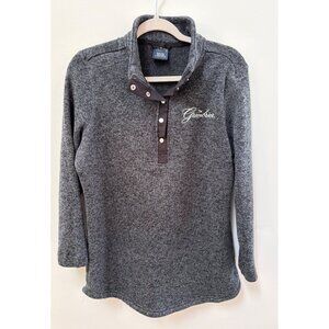 Charles River Apparel Womens Grey The Greenbrier Pullover Sweater Size Large